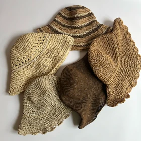 کلاه باکت حصیری رافیلا