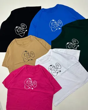 کراپ تیشرتی پنبه
