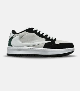 کفش کتانی مردانه و زنانه سفید مشکی سبز NIKE travis scott مدل 8320