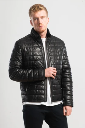 کت و کاپشن مردانه new-venture-gian-ferre-solid-leather