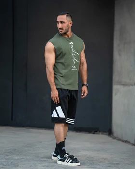 رکابی ورزشی وست ADIDAS سبز فری سایز