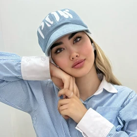 کلاه بیسبالی نقاب کوتاه جین