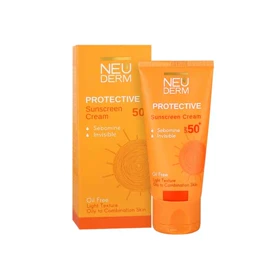 کرم ضد آفتاب NEUDERM مدل هایلی پروتکتیو (محافظ قوی) PROTECTIVE مناسب پوست معمولی و خشک