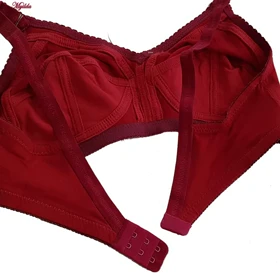 سوتین بدون فنر زنانه رنگ زرشکی پانیذ کد 66321