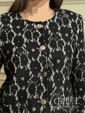 کت گیپور یقه گرد