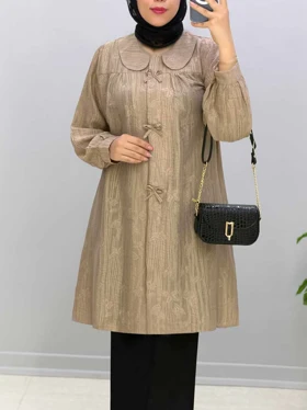 مانتو بلند لینن پاپیکو کد 2011814
