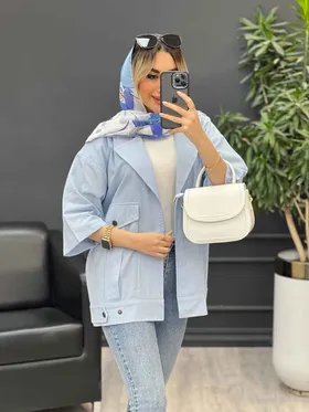 مانتو دو جیب پیله پایین پاگن