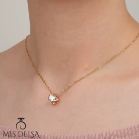 گردنبند ژوپینگ مدل هندسی نگیندار