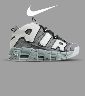 کفش کتانی مردانه و زنانه طوسی سفید NIKE Air More Uptempo '96 مدل 7151