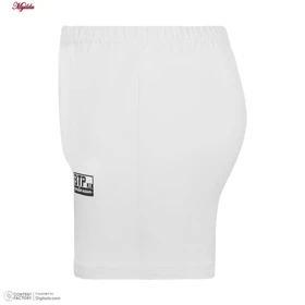 شورت پادار مردانه برهان تن پوش مدل پنبه‌ای سفید کد 1004 بسته 4 عددی