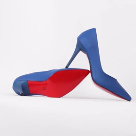 کفش پاشنه‌بلند مدل لودشکا_آبی کد 1716