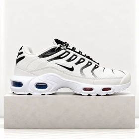 کتانی Nike Air Max Plus TN Ultra مدل 9664 سفید مشکی، جسور و خیابانی