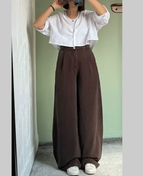 شلوار بگ بهاره کپ