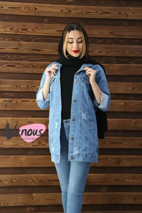 کت جین DEFACTO آبی دریایی