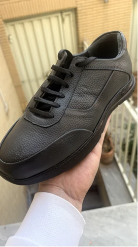 کفش چرم مردانه مدل لیدر