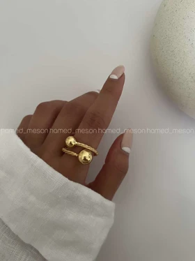 انگشتر 2 گوی