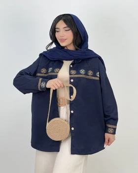 شومیز گلدوزی سالومه(72)کد:5165