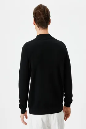 ژاکت مردانه مشکی 4WAM70057HT