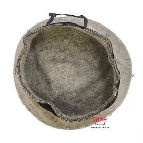 کلاه فرانسوی هنرمندی رنگ خاکستری روشن