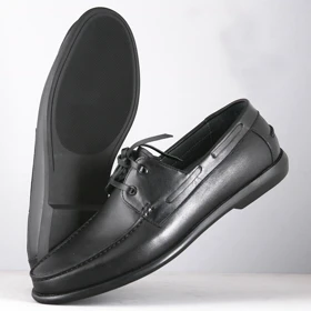 کفش کالج مردانه چرم یلسان مدل فیچر کد 551-GN