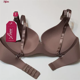 سوتین زنانه لین مدل کاپدار بدون دوخت بدون فنر کد 4680-705 رنگ بنفش