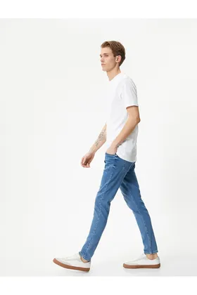 شلوار جین Skinny Fit - Michael Jean 4SAM40236ND