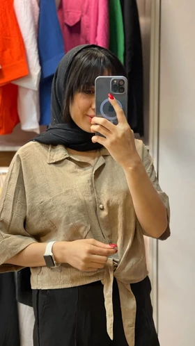 بلوز گره‌ای