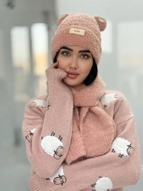 شال و کلاه استیکر مین
