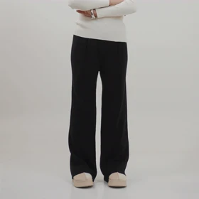 شلوار بافت جلو ریش