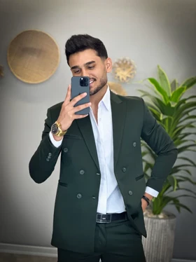 کت و شلوار مردانه دبل برست