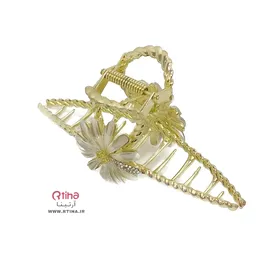 کلیپس گل‌دار مجلسی طرح جدید بابونه/ 11CM