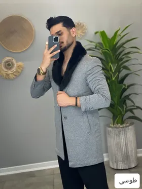 پالتو فوتر نگینی _ کد 2028