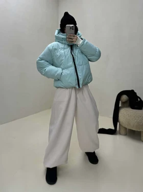کاپشن کلاهدار 2 دکمه