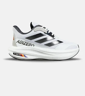 کفش کتانی مردانه و زنانه سفید مشکی Adidas Adizero