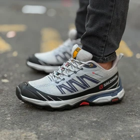 کتانی سالامون طوسی سرمه ای کد 6186