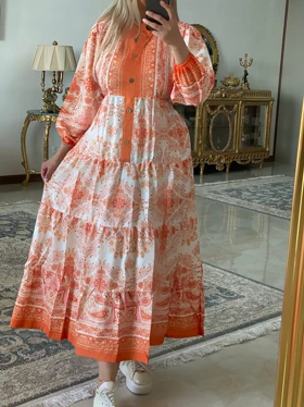 پیراهن ساحلی ترمه