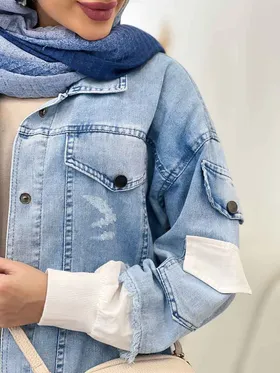 جین ترکیبی دو جیب نما
