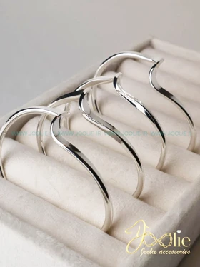 بنگل زنانه طرح موج کد B2127