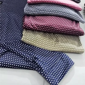 شلوار مخمل زنانه خال‌خالی وارداتی