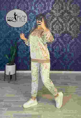 بلوز و شلوار مخمل کد : 7819