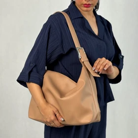 کیف دستی زنانه سگک دار بزرگ