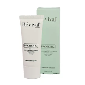 ژل کرم آبرسان پوست چرب و جوش دار 24 ساعته رویوال 40 میل