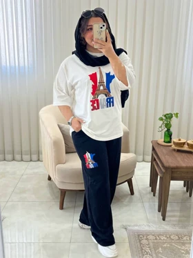 ست زنانه و دخترانه اسپرت بیرونی کد 436