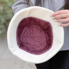 کلاه باکت خز کوتاه