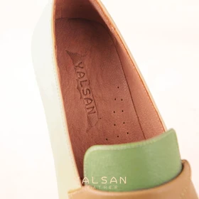 کفش پاشنه‌دار زنانه چرم یلسان مدل جانت کد 666-MC