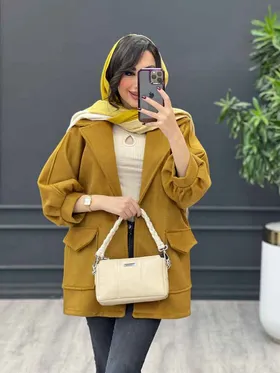 پالتو جیب پاکتی آستین پیله