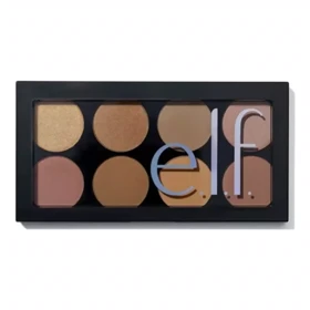 پالت صورت ای.ال.اف مدل Precious Gems شامل برنزر، رژگونه و هایلایتر با جلوه طبیعی، مناسب انواع پوست