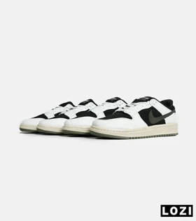 کفش کتانی مردانه و زنانه سفید مشکی نایک NIKE SB Dunk