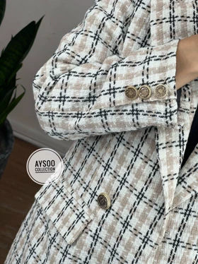 کت مزونی آستردار شانل