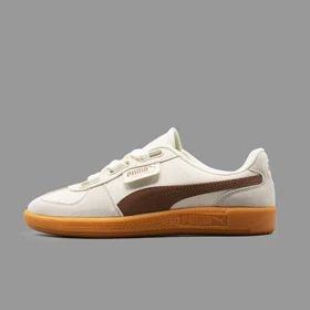 پوما پالرمو سفید قهوه ای Puma Palermo White Brown